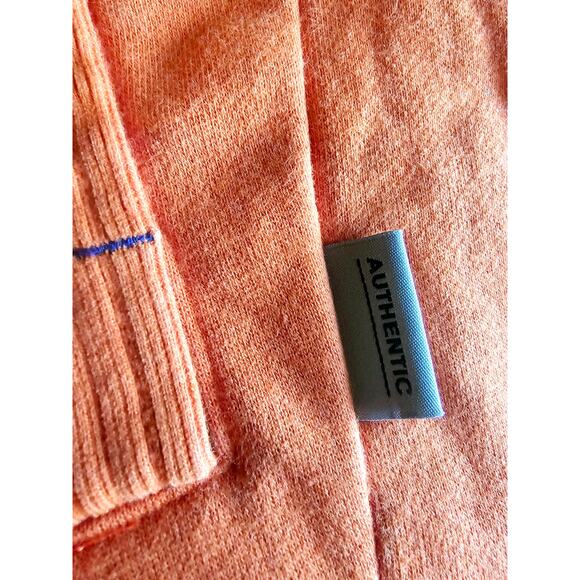 VintageY2K Nike Clemson Tigers Coach Orange Quarter Zip Sweatshirt Men's XL 3264 - Picture 11 of 12